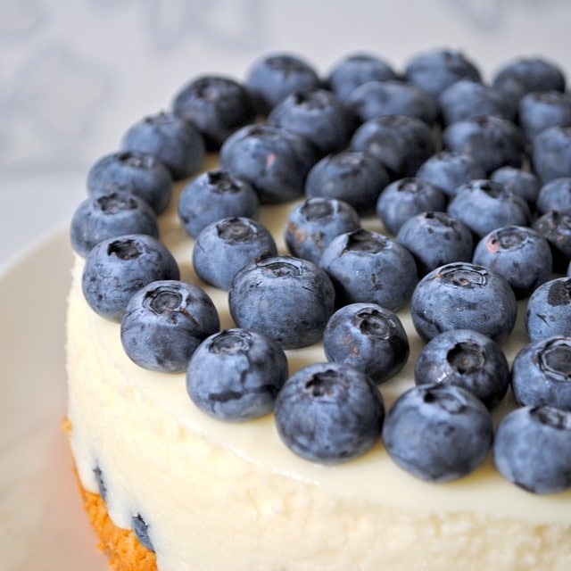 Cheesecake aux bleuets