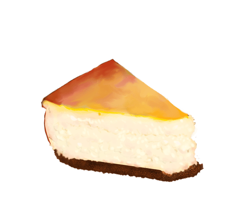 Cheesecake façon pêche Melba